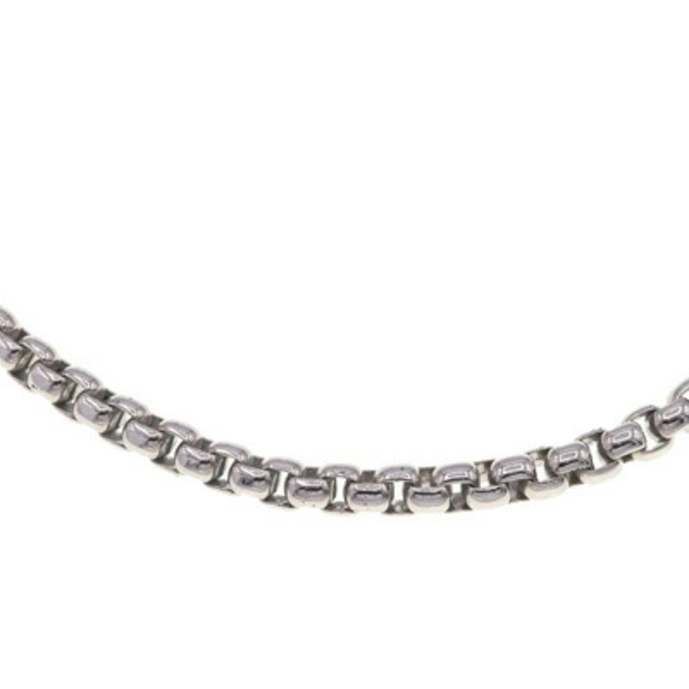 LOUIS VUITTON Necklace Monogram Eclipse Collier Chain M62588 Pendant Choker LV M - Picture 2 of 5